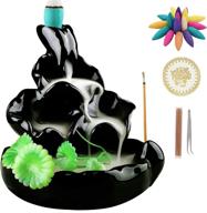 🌊 ivenf backflow incense burner: enhance your home with a waterfall of fragrant relaxation logo