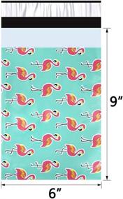 img 3 attached to Designer Shipping Envelopes Boutique for Flamingo Lovers