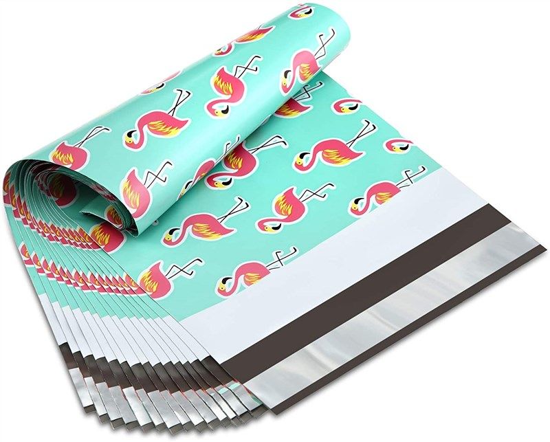 flamingo designer shipping envelopes boutique 로고