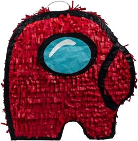 img 1 attached to 🎮 Gaming-themed Crewmate Mini Pinata: Versatile Outdoor Party Game, Space Decoration, and Cool Gift for Kids' Birthday Parties or Teens (Red)