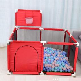 img 3 attached to 🏀 Ultimate Outdoor Fun: Portable Playpen Basketball for Breathable Entertainment