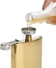 img 1 attached to Stainless Steel FF Golden Elaine Flasks