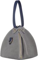 qzunique triangle leather handbag shoulder women's handbags & wallets and satchels logo