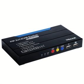 img 4 attached to TreasLin HDMI KVM Switch: Seamless 4K@30 4:4:4, Picture-in-Picture Control, OSD, Drag & Drop Window, Multi-Viewing