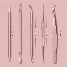 img 3 attached to Precision Stainless Steel Vinyl Weeding Tool Kit - 5 Piece Set with Tin Box, for Permanent Adhesive Vinyl and HTV