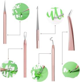 img 1 attached to Precision Stainless Steel Vinyl Weeding Tool Kit - 5 Piece Set with Tin Box, for Permanent Adhesive Vinyl and HTV