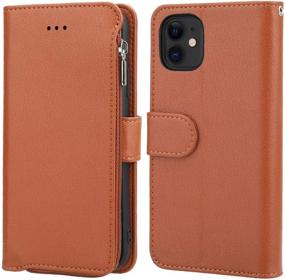 img 2 attached to KIHUWEY Premium Leather Kickstand Protective Cell Phones & Accessories