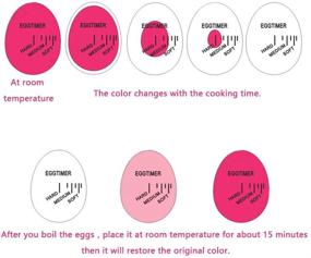 img 2 attached to Red Color-Changing Egg Timer for Perfectly Boiled Eggs