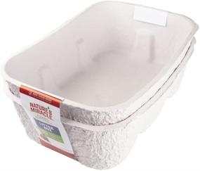 img 2 attached to 🐾 Nature's Miracle Disposable Litter Box, Jumbo, 2-Pack - Ultimate Convenience for Pet Owners