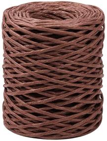 img 4 attached to 🌺 PH PandaHall 2mm Brown Floral Bind Wire Wrap Twine Iron Bind Wire - Perfect for Wedding Flower Crowns, Head Wreaths, and Christmas Hanging Wreaths. 50m/54 Yards Length