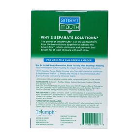img 3 attached to 💧 Convenient SmartMouth Mouthwash Packets in Clean Mint Flavor - 10 Count