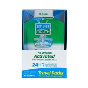 img 4 attached to 💧 Convenient SmartMouth Mouthwash Packets in Clean Mint Flavor - 10 Count