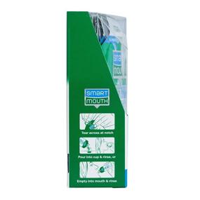 img 2 attached to 💧 Convenient SmartMouth Mouthwash Packets in Clean Mint Flavor - 10 Count