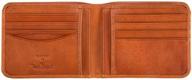 italian leather bi fold wallet by perotti logo