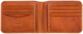 img 4 attached to Italian Leather Bi Fold Wallet by Perotti