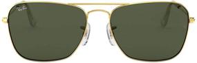 img 4 attached to Ray Ban 🕶️ CARAVAN ARISTA CRYSTAL Non-Polarized Sunglasses