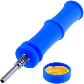 img 3 attached to 🍯 Enhanced Puflax Silicone Honey Collector: Titanium-Tipped Straw with Portable Design for Hassle-Free Nectar and Wax Collection - Includes 4 Vibrant Colors, 10mm Thread, and Travel Kit