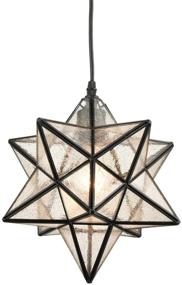 img 4 attached to Seeded Industrial Moravian Pendant Lighting