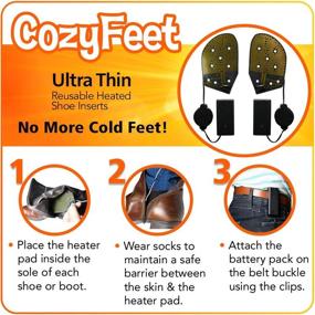 img 2 attached to 🔋 Feet Cosy Battery-Powered Foot Warmers