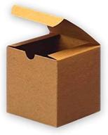 пачка из 10 коричневых крафт-коробок с крышками, 15x15x10 см - идеально подходит для подарков, рукоделия, кекcов и не только, от magicwater supply. логотип