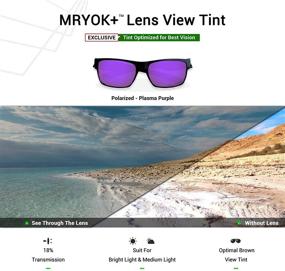 img 1 attached to 🕶️ Mryok Polarized Replacement Lenses for TwoFace Men's Sunglasses & Eyewear Accessories