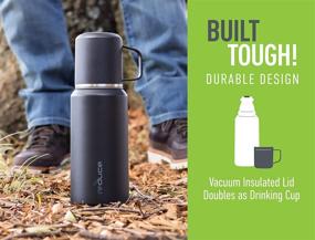 img 3 attached to 🍶 Reduce Insulated Performance Flask, 34oz: Long-Lasting Hot and Cold Retention - Dishwasher Safe, Leak-Proof – White Color