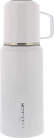 img 4 attached to 🍶 Reduce Insulated Performance Flask, 34oz: Long-Lasting Hot and Cold Retention - Dishwasher Safe, Leak-Proof – White Color