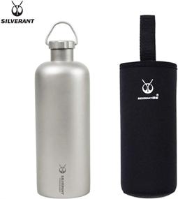 img 1 attached to 🧊 SILVERANT Titanium Ultralight Water Bottle: Leakproof, Insulated, and Perfect for Outdoor Activities