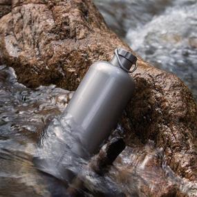 img 2 attached to 🧊 SILVERANT Titanium Ultralight Water Bottle: Leakproof, Insulated, and Perfect for Outdoor Activities