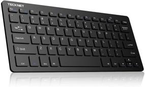 img 4 attached to 💻 TECKNET 2.4GHz Ultra Slim Wireless Keyboard: Compact & Quiet for PC, Smart TV, Laptop, Windows 7/8/10, Max iOS