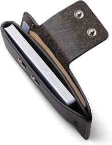 img 3 attached to Lethnic Minimalist Tactical Genuine Leather Men's Accessories and Wallets, Card Cases & Money Organizers