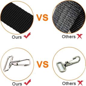 img 2 attached to PERCARE 2 Pcs Adjustable Bimini Top Straps: Premium Marine Tension Tie Down Webbing for Secure Boat Awning Installation