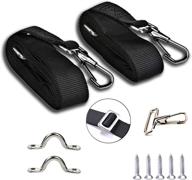 percare 2 pcs adjustable bimini top straps: premium marine tension tie down webbing for secure boat awning installation логотип