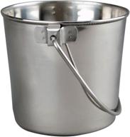 ultimate durability: advance pet products heavy 🐾 stainless steel round bucket - ensuring long-lasting pet care логотип
