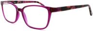 👓 premium multifocal purple progressive power reading glasses (sightline 6014) with ar coated lenses and high-quality acetate frame logo