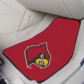 img 3 attached to 🏈 2-Piece Carpet Car Mat Set for NCAA Fans by FANMATS