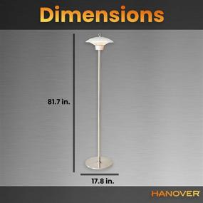 img 3 attached to Хановерский Халогенный Инфракрасный нагреватель Электрический HAN1023HA SLV