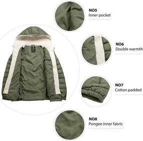 img 1 attached to 🧥 Wantdo Women's Winter Hooded Windproof Coats, Jackets & Vests - Women's Clothing