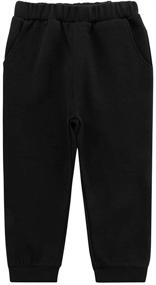 img 3 attached to Stay Cool & Comfy: UNACOO Moisture Wicking Cropped Pockets Boys' Clothing and Pants