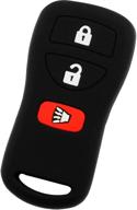 🔑 keyguardz soft rubber keyless remote car key fob shell cover case for nissan infiniti pathfinder frontier murano titan xterra logo