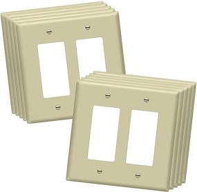 img 4 attached to ENERLITES Decorator Light Switch Or Receptacle Outlet Wall Plate Electrical for Wall Plates & Accessories