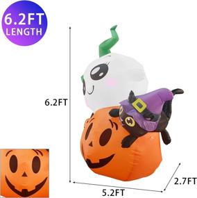 img 2 attached to COMIN Halloween Inflatable Pumpkin Decoration