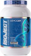 evogen isoject - high-quality whey isolate with ignitor enzymes - vanilla bean flavor - 28 servings with enhanced seo logo