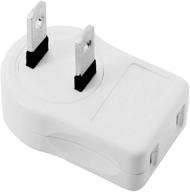 outlet extension adapter 2 prong outlets logo