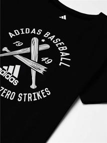 img 1 attached to Adidas Sleeve Cotton Graphic T-Shirt for Boys' Clothing in Active