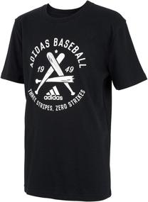 img 3 attached to Adidas Sleeve Cotton Graphic T-Shirt for Boys' Clothing in Active