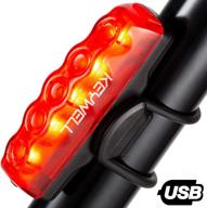 🚴 enhance cycling safety with the keywell usb rechargeable bike tail light - super bright led bicycle rear light логотип