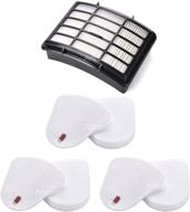 3 pack filters for shark navigator lift-away nv350, nv351, nv352, nv355, nv360, nv370, uv440, uv490, uv540 vaccuum cleaner - xff350 xhf350 логотип