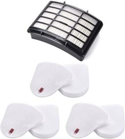 img 4 attached to 3 Pack Filters for Shark Navigator Lift-Away NV350, NV351, NV352, NV355, NV360, NV370, UV440, UV490, UV540 Vaccuum Cleaner - XFF350 XHF350