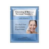 💎 diamond wipes: 250ct alcohol-free makeup remover wipes with vitamin e - cleansing & waterproof logo